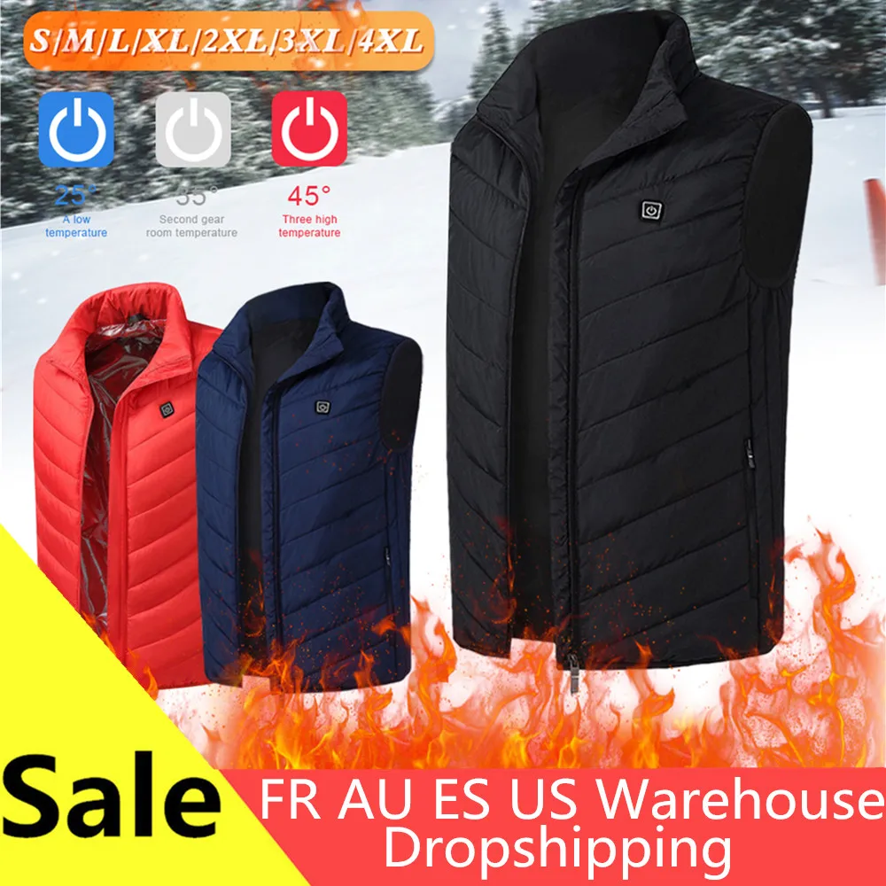 

Жилет мужской зимний с электроподогревом и USB-подогревом