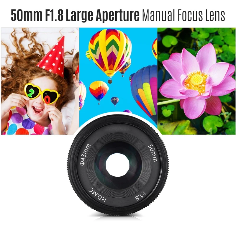 

50MM F1.8 Fixed Focus Lens Suitable Manual Prime Lens for Nikon Z Mount Micro-Single Camera