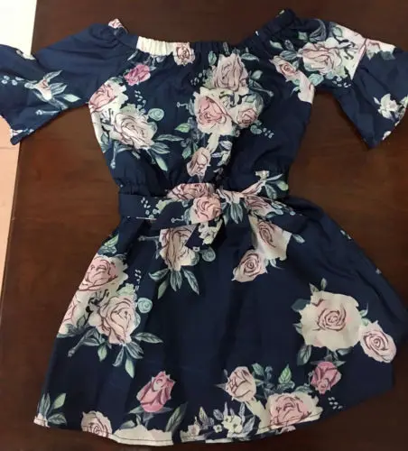 Платье для матери и дочери Pudcoco летнее с открытыми плечами в стиле бохо | Мать