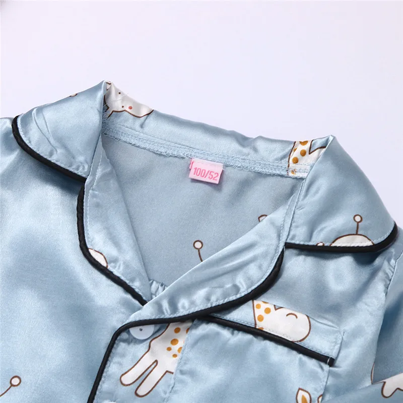 

Toddler Kids Baby Boys Girls Cartoon Animal Tops+Pants Pajamas Sleepwear Outfits pyjamas kids pijama infantil #3S02
