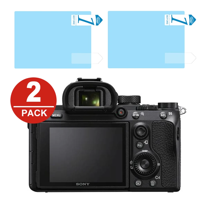 2x ЖК дисплей Экран протектор Защитная пленка для Sony A7 II III A7S A7R Характеристическая