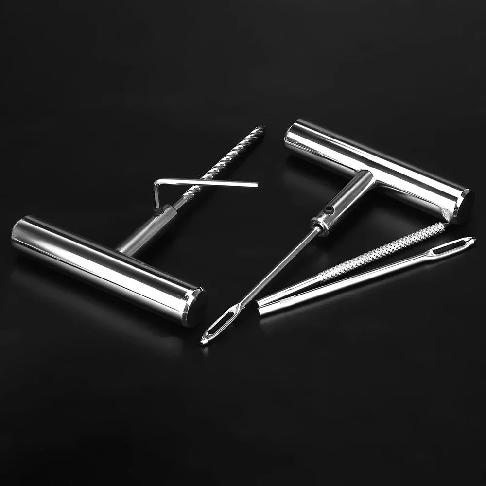 

LEEPEE Car Tire Repair Tools Fast Glue Tire Rubber Strip Vacuum Tyre Puncture 12Pcs/Set Tire Repair Kit Patch Fix Tools