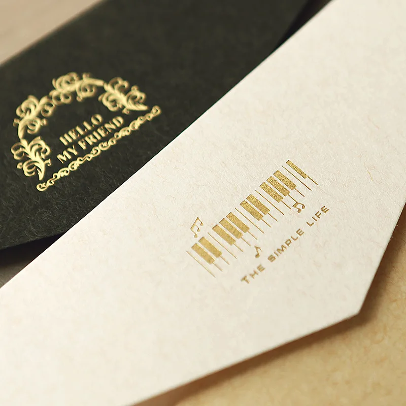 10 шт. Ретро красочная Позолоченные Западной Стиль конверты Бизнес приглашение на