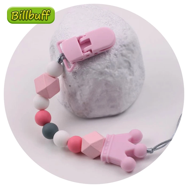 Еда Класс детская пустышка на цепочке с прищепкой зажимы силиконовые соски