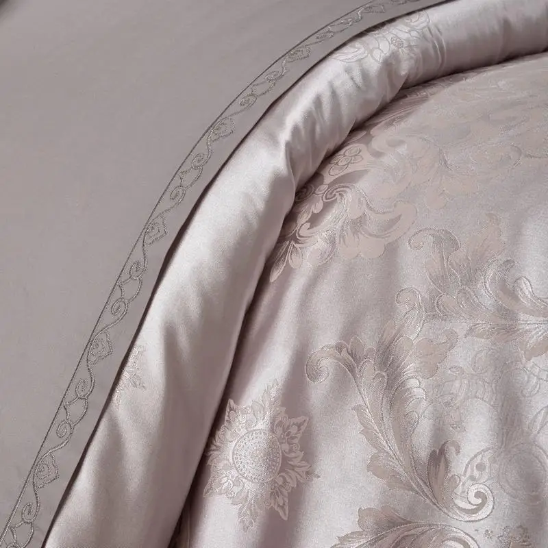 42 хлопковое жаккардовое постельное белье класса люкс 4 шт. мягкие постельные