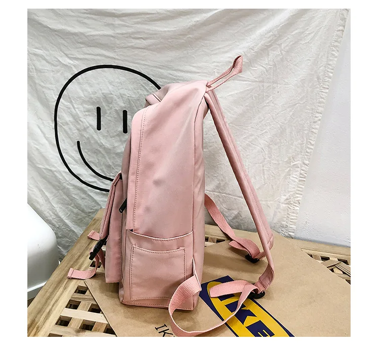 SHYAA Backpack Women Backpack Fashion Women Shoulder Bag Solid Color School Bag for Teenage Girl Children Backpacks Travel Bag