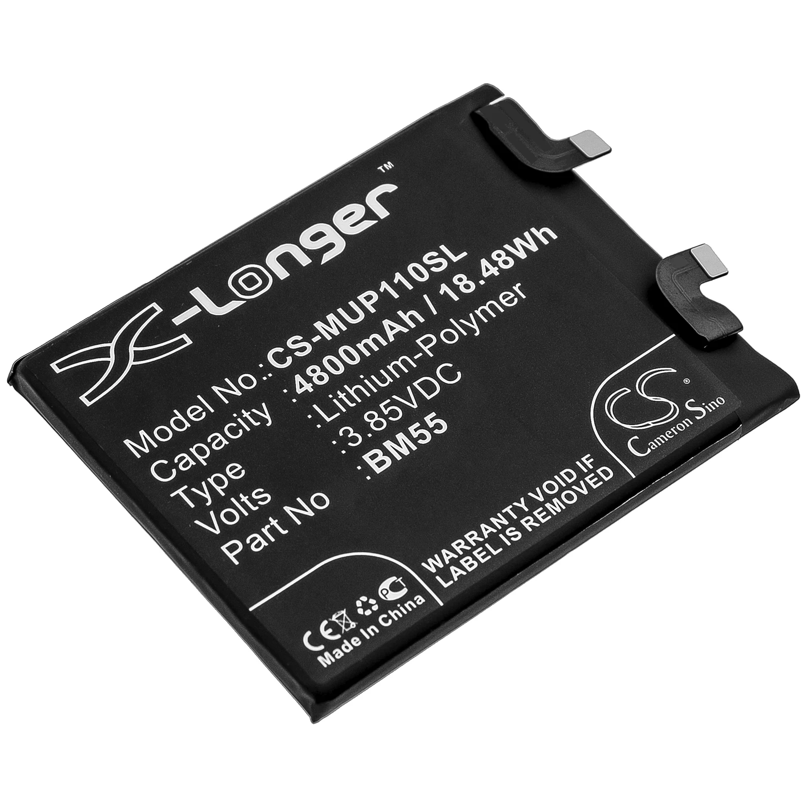 

Cameron Sino Battery For Xiaomi M2102K1AC,Mi 11 Pro 5G,Mi 11 Ultra