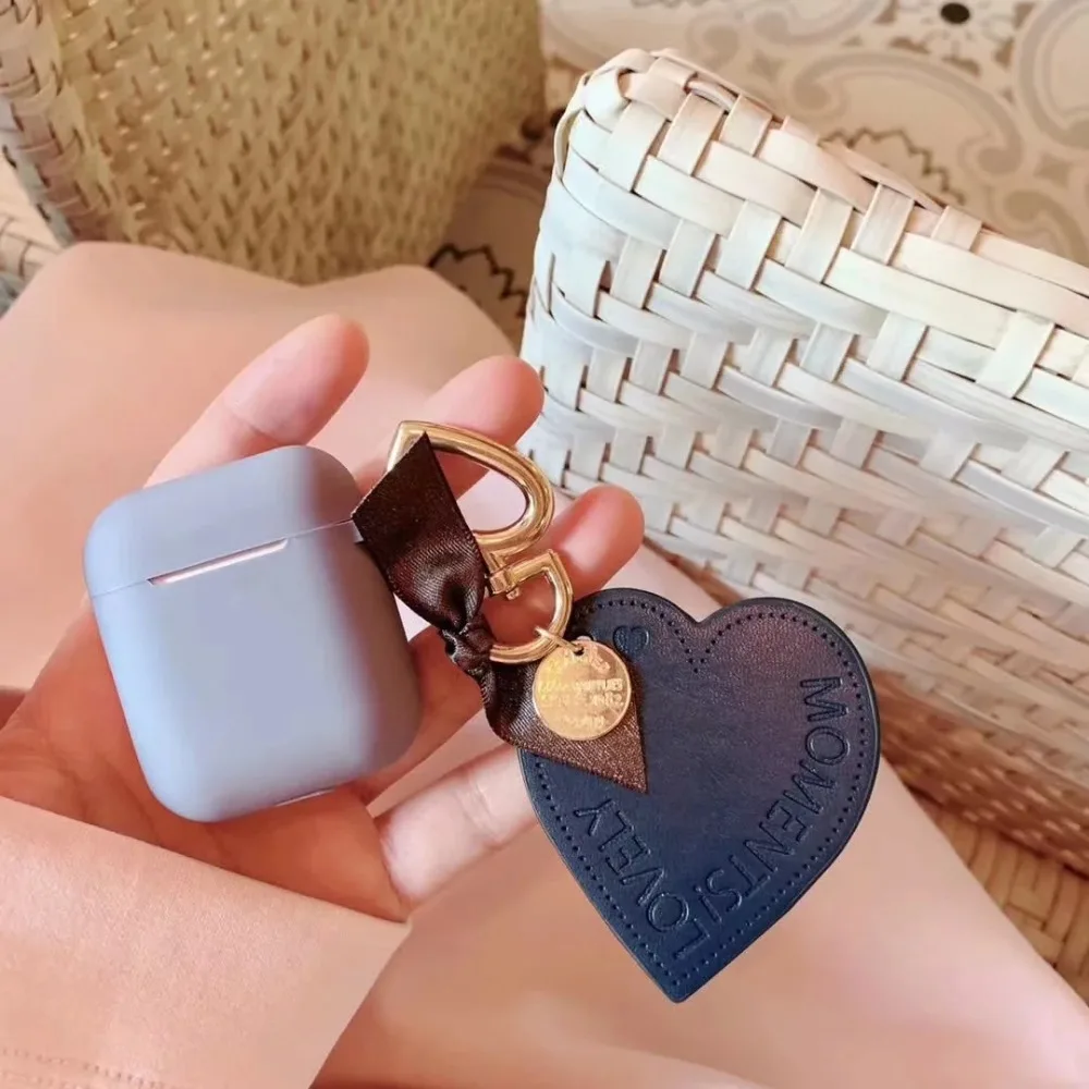 Чехол для наушников с Bluetooth для Airpods чехол s 1 2 Love украшение Мягкий силиконовый чехол для наушников для Apple Air Pods сумка для гарнитуры