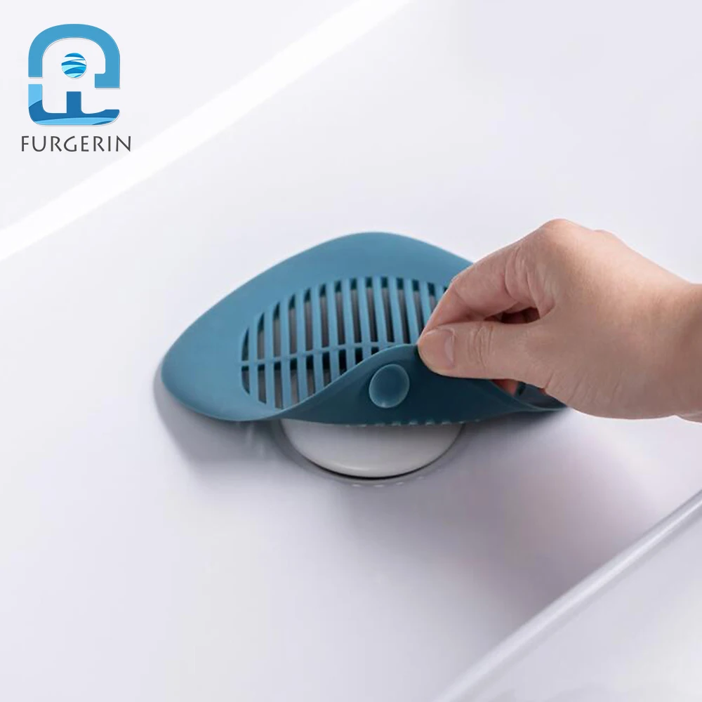 

Silicone Sink Strainer Plug Sink Filter Drain Hair Catcher Waste Collector Kitchen Bathroom Accessories