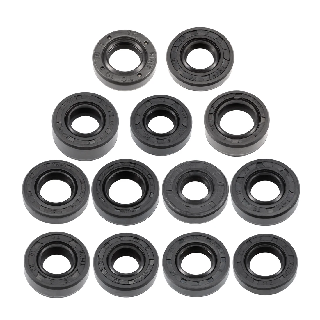 Uxcell сальник TC 10 14 мм внутренний диаметр нитриловая резиновая крышка двойная