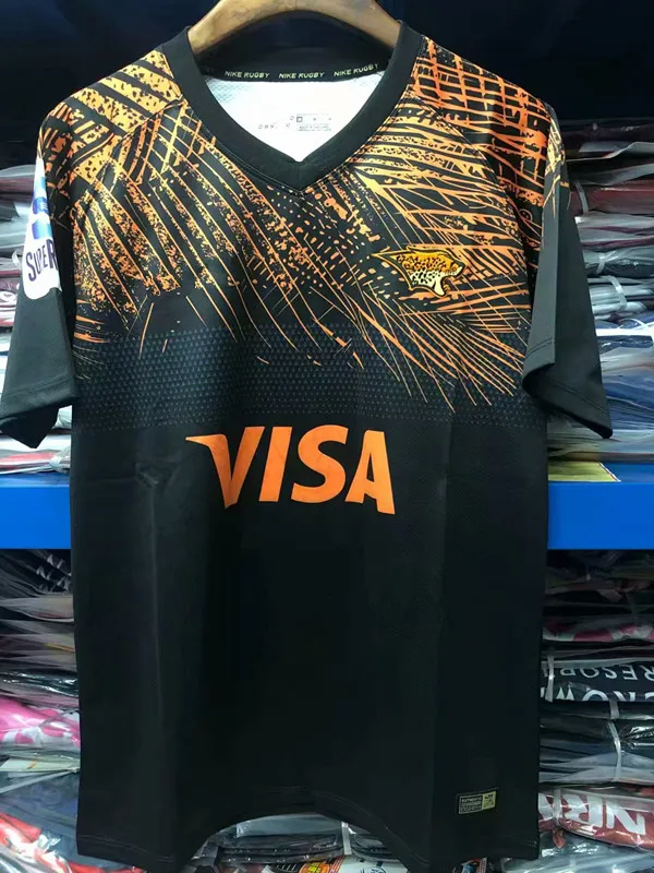 Супер регби 2019 Jaguares домашний Размер Джерси: S 3XL печать пользовательского имени