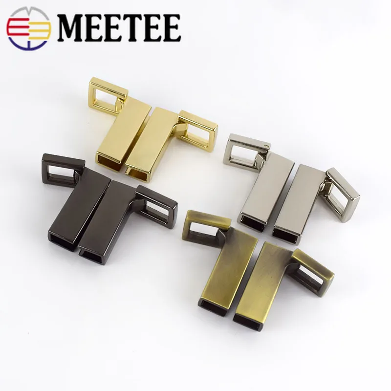 Металлические боковые пряжки с зажимом для ручных ручек 2/4/10 пар крепеж цепочкой