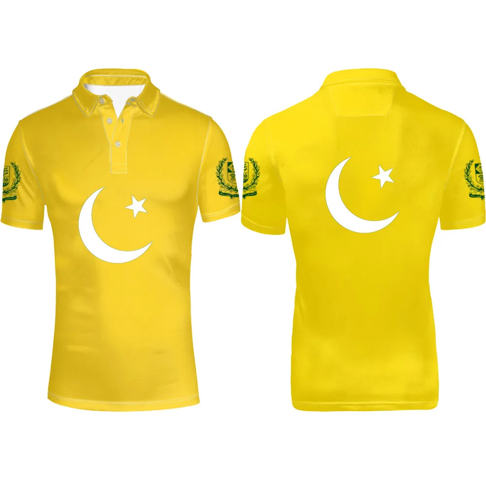 Пакистанская Молодежная рубашка поло с бесплатным именем и номером нация флаг
