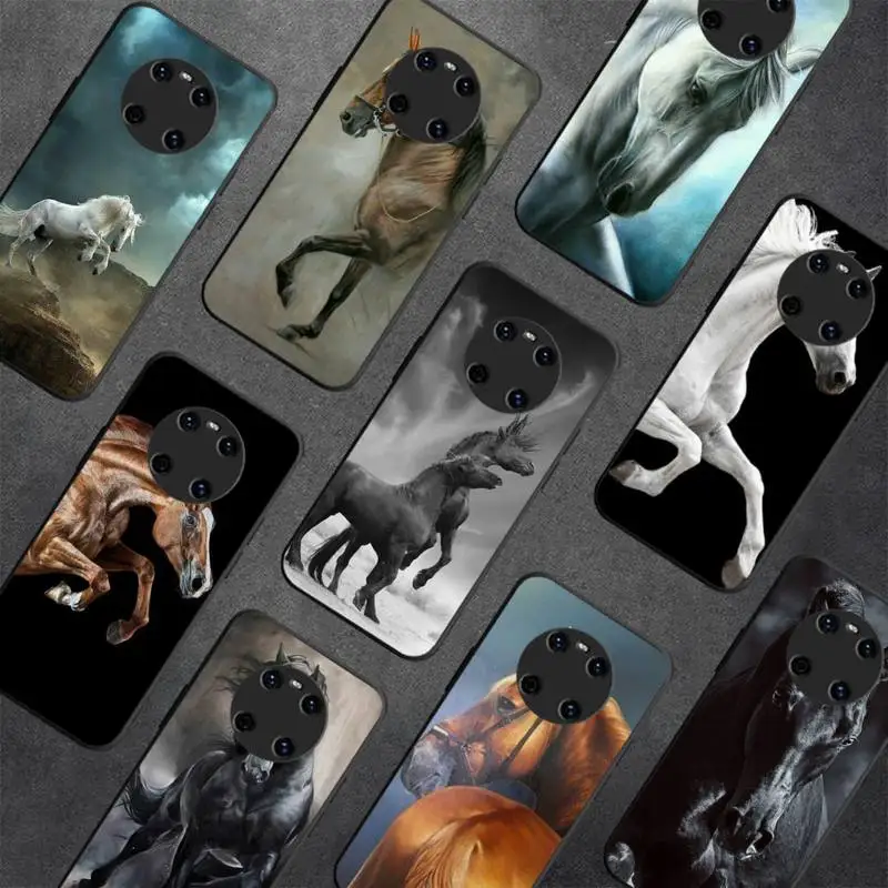 

Running horses Phone Case For Huawei Y 5 Y62019 Y52018 Y92019 Luxury funda case for 9prime2019