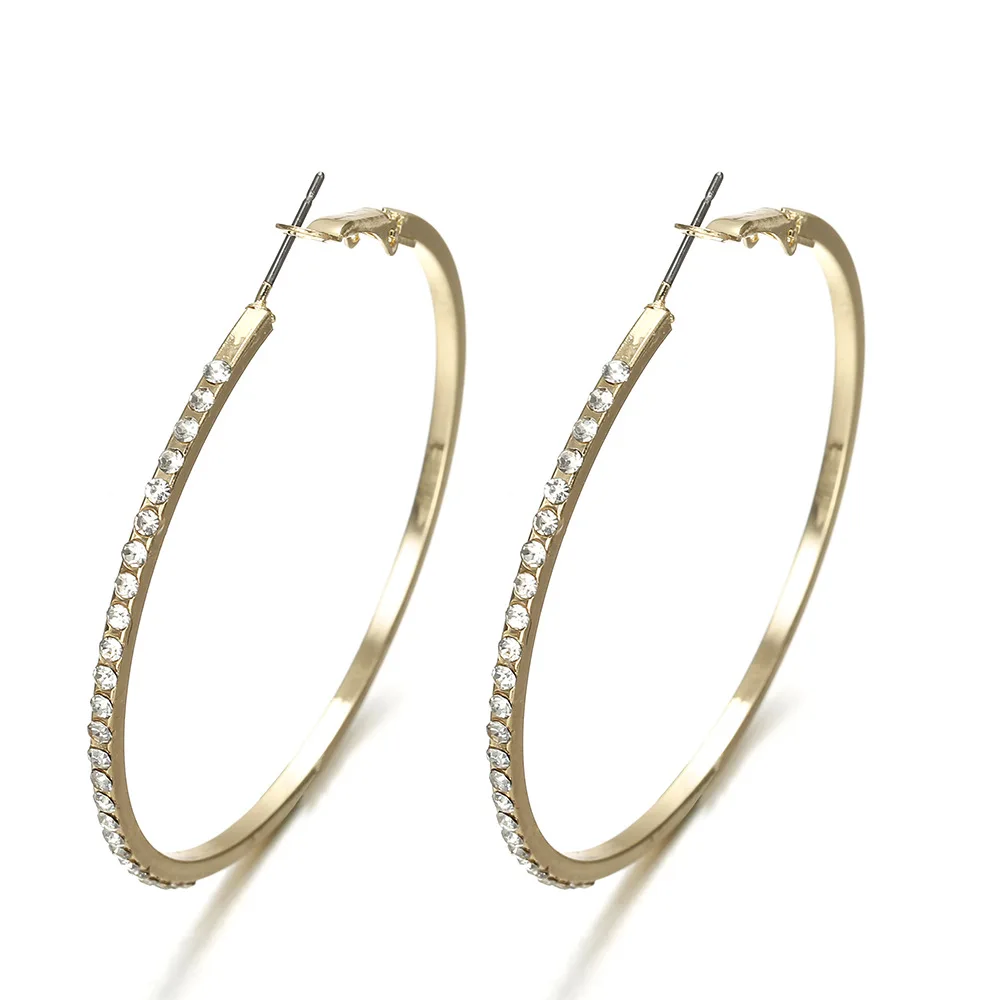 2020 новая мода большой круг обруч серьги для женщин девушки геометрические