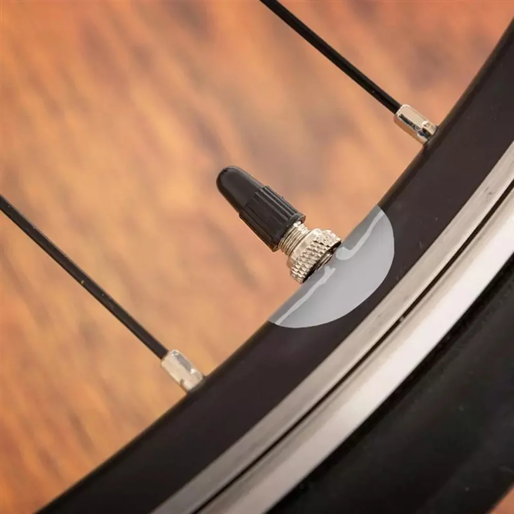 

20pcs/set French Presta Valve Sticker Rim Protection Gas Air Nozzle Glue Pad Tube Tire Gasket for Mountain Road Bike Bicycle