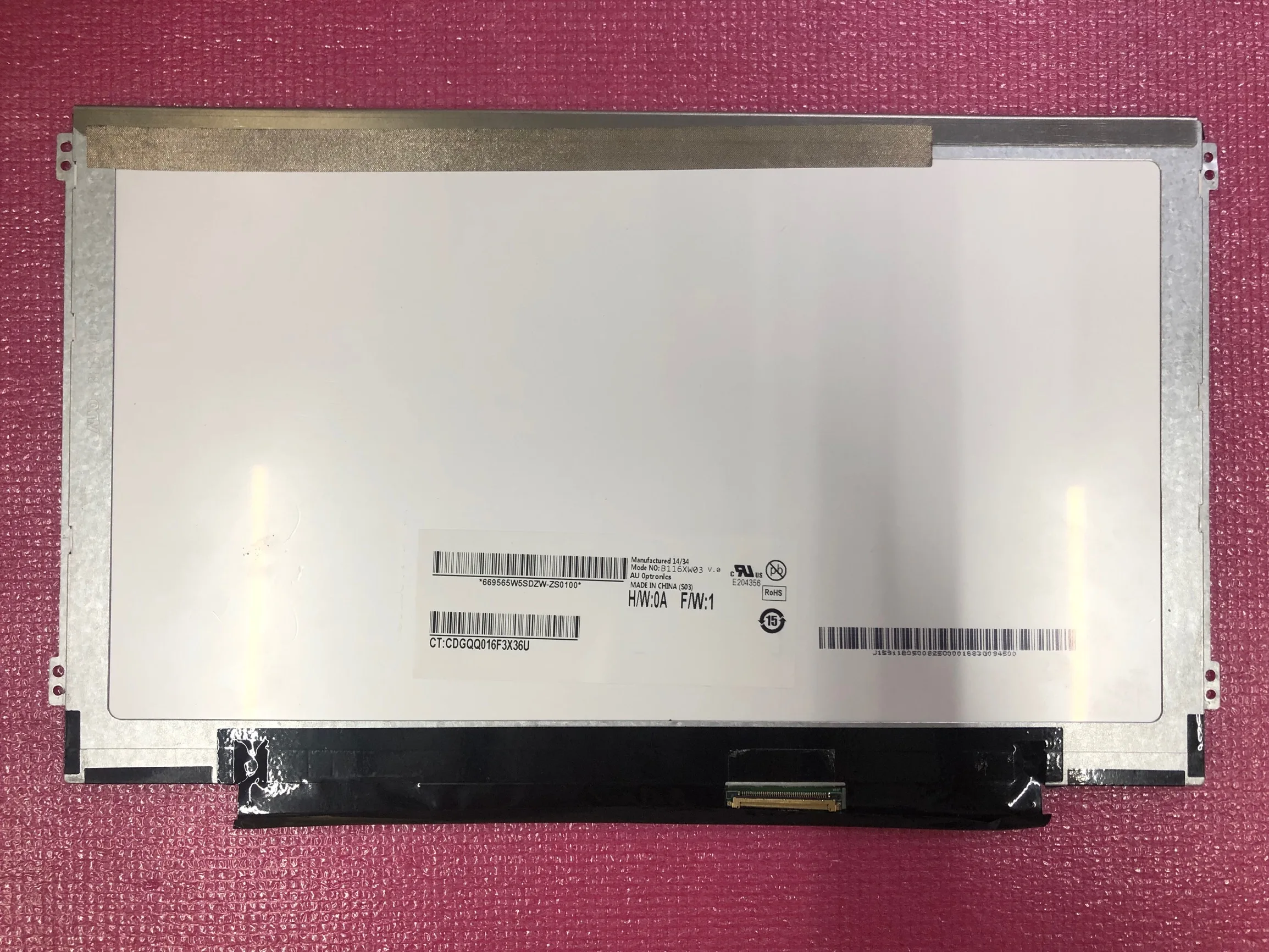 B116XW03 V0 B116XW03V. 0 V.0 светодиодный Экран ЖК дисплей Дисплей Матрица для ноутбука 15 6