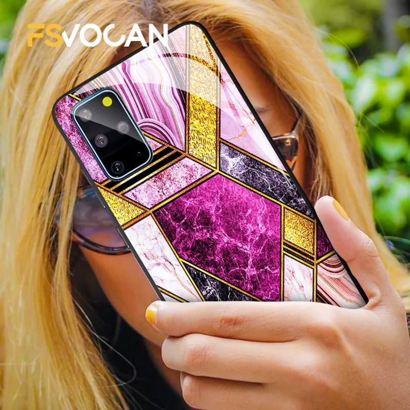 Искусства мраморный камень дизайнерский чехол для Samsung Галактики S20 FE S10 S21 плюс A71