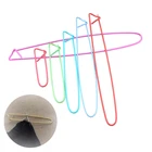 6 штукупаковка Алюминий Вязание маркеры, пошив крупные застежки знак застежка DIY Швейные аксессуары для рукоделия продукция для рукоделия