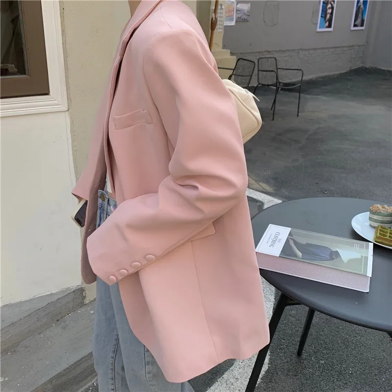 Suit Jackets Spring Autumn Blazers Suits Women's Clothing 2023 New Korean Loose Thin Casual Blazers Coats Girls Outerwear AC15