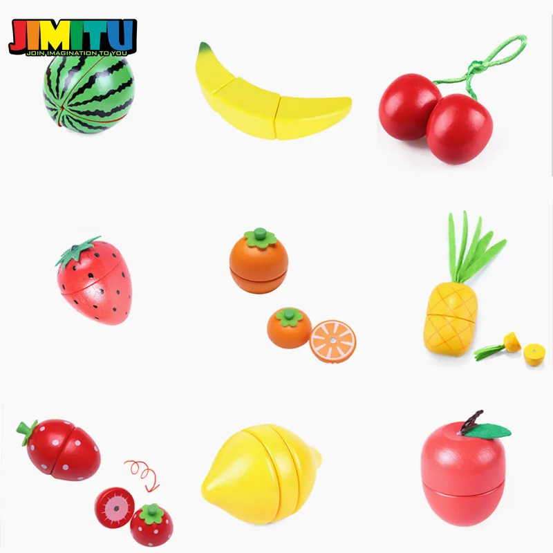 Пластиковый кухонный набор для резки фруктов деревянная Магнитная
