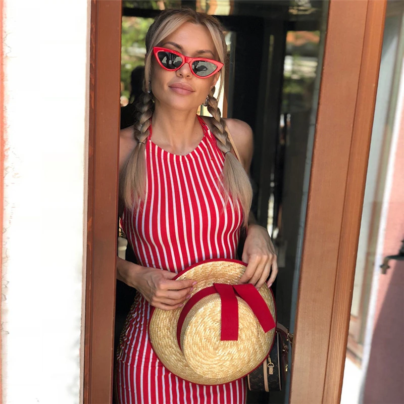 Женское летнее сексуальное кружевное платье без рукавов белые и красные