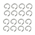 1000 шт., открытые соединительные кольца, 4 мм, 5 мм, 6 мм, 8 мм, 9 мм, 10 мм, соединительные кольца из нержавеющей стали, Bulks для изготовления ювелирных изделий своими руками