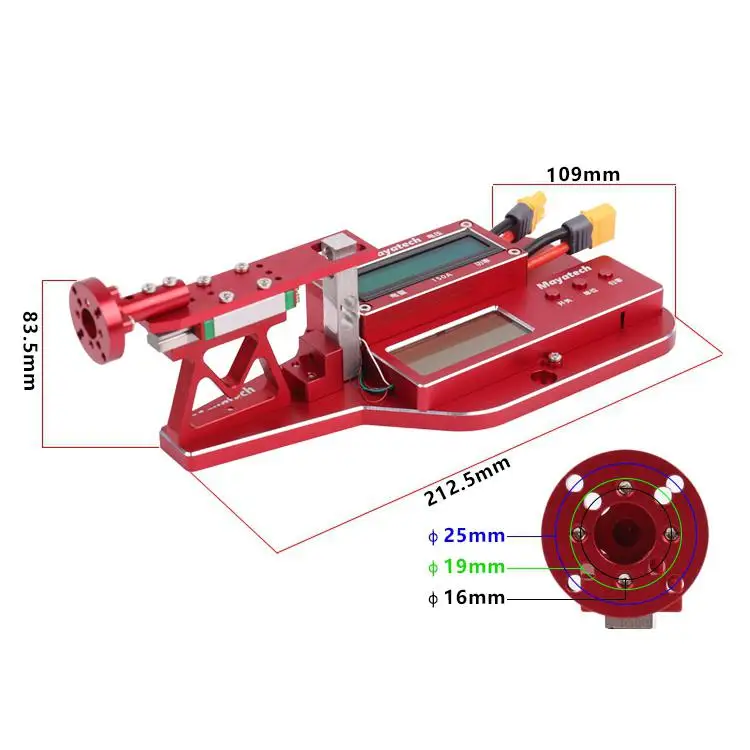 

RCtown Mayatech MT10PRO Current Meter 10KG Tension Motor Thrust Tester Propeller Power Measurement LCD Display Accessories