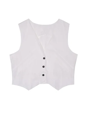 Оригинальный дизайн маленький темно-черный жилет Yamamoto базовый модный