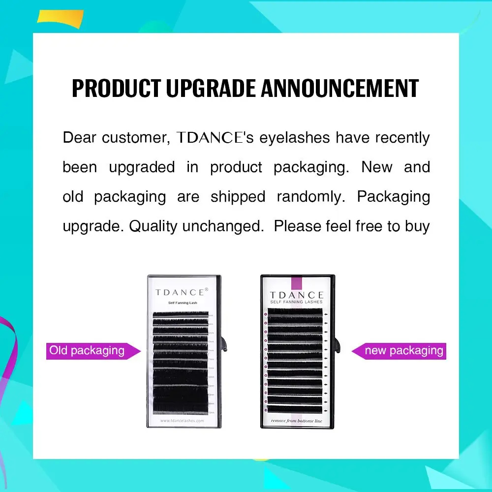 Объемные ресницы TDANCE 4 быстрое наращивание ресниц цветущие шт./лот|Накладные