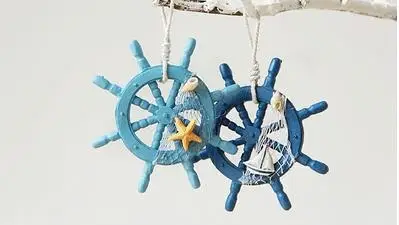 Мини-подвеска в виде лодки и руля средиземноморском стиле украшение якоря из