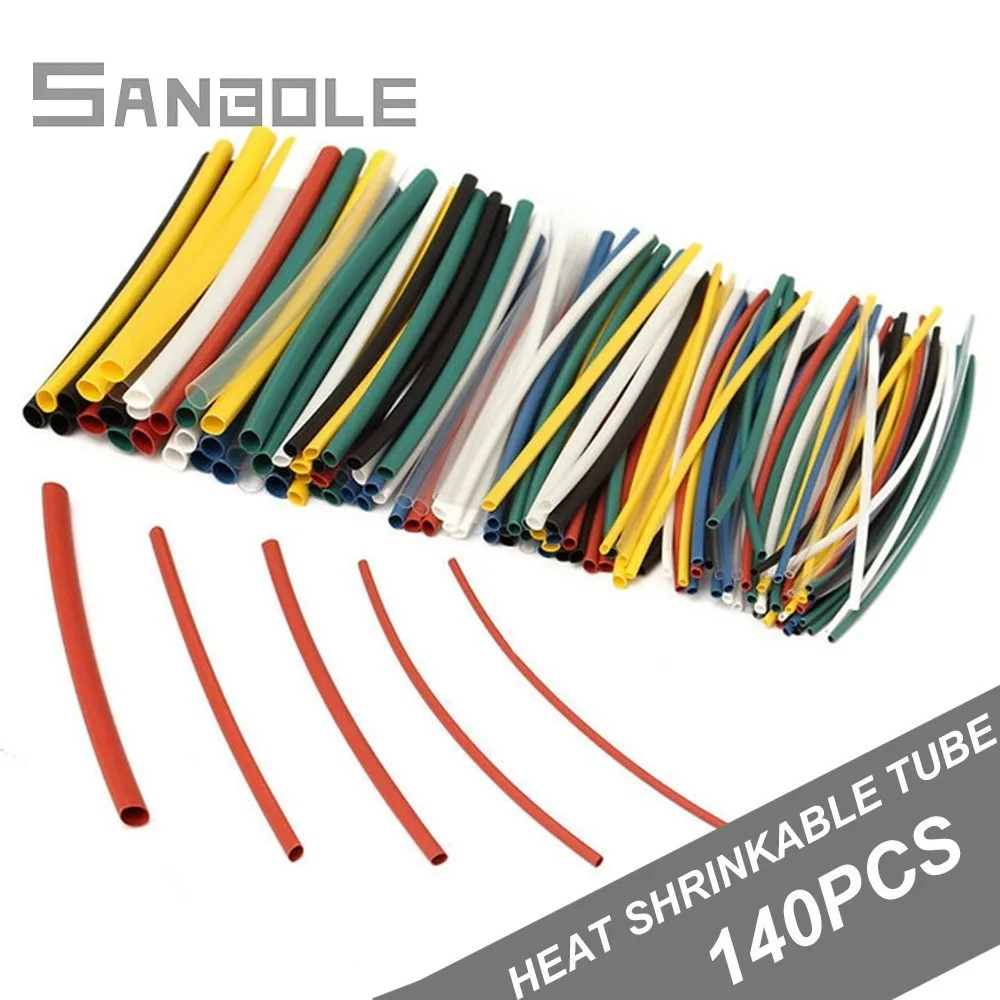 140 шт. Кабельные муфты в мешках цветные термоусадочные трубки для защиты