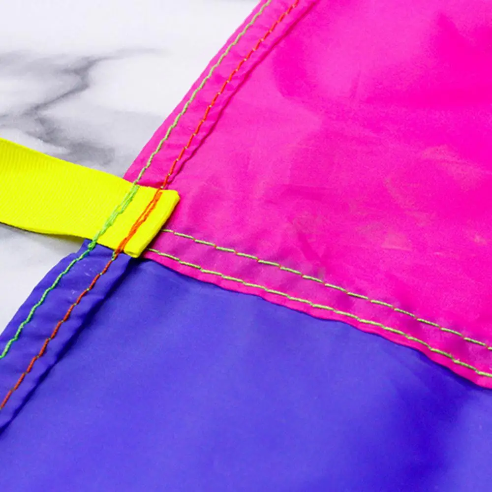 40% Лидер продаж складной детский Радужный Зонт с ручками ChuteS1 игрушка для игры в