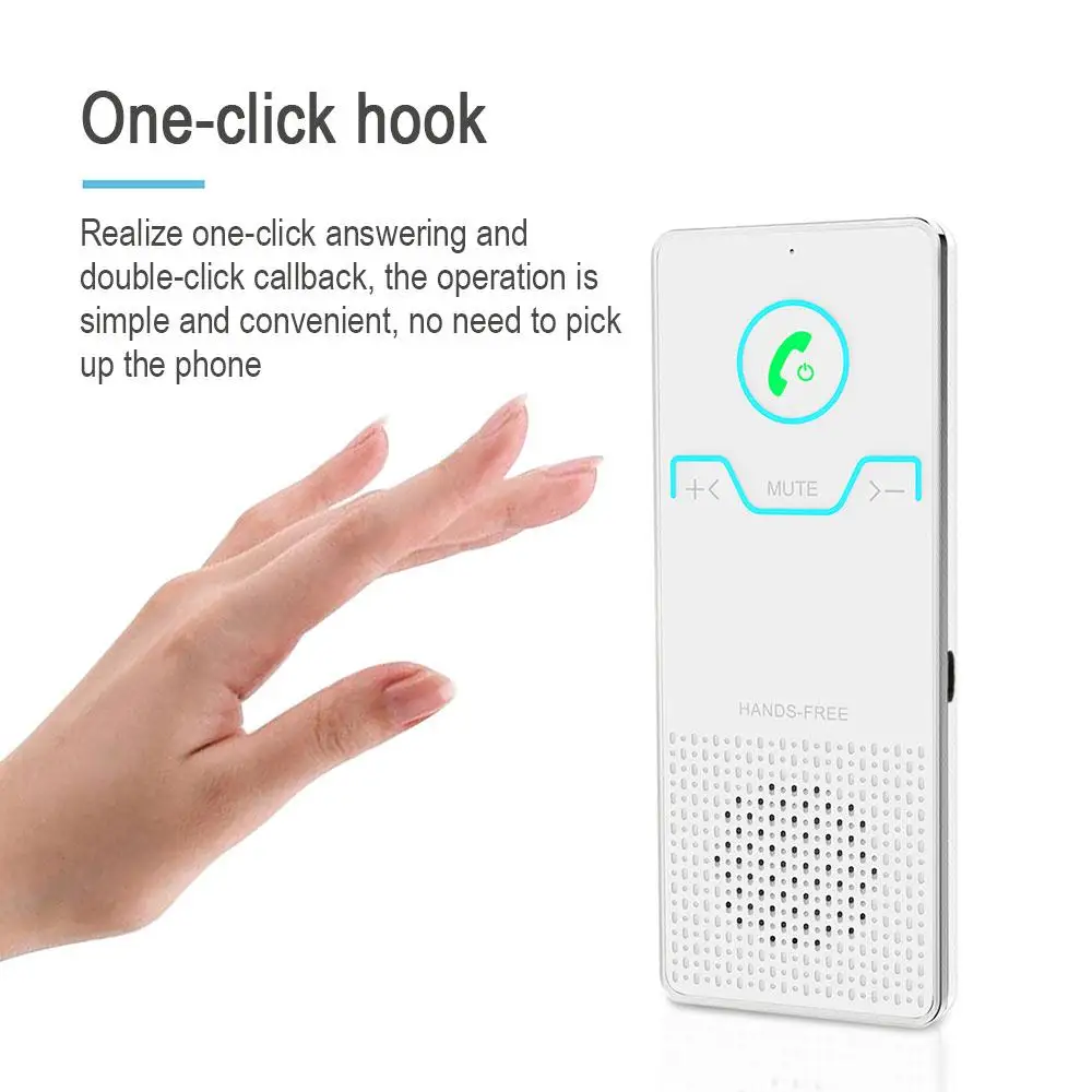 Автомобильный Bluetooth-приемник Vehemo BT5.0 громкая связь беспроводной MP3-плеер для