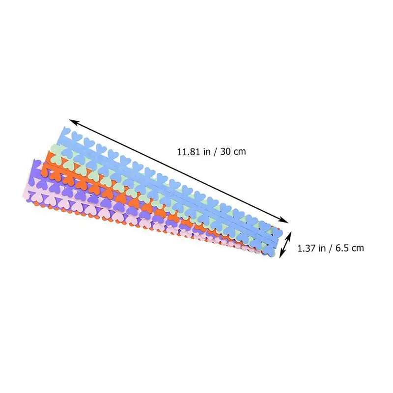 

60pcs Handmade Flower Quilling Paper Strips Colorful Origami Material DIY Paper Hand Craft Stencil Paper Party Backdrop Decor