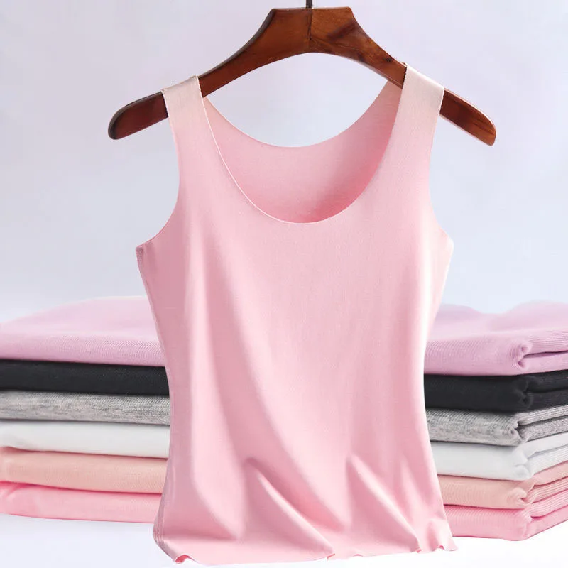 2020 летние женские майки повседневный бесшовный жилет из вискозы без рукавов