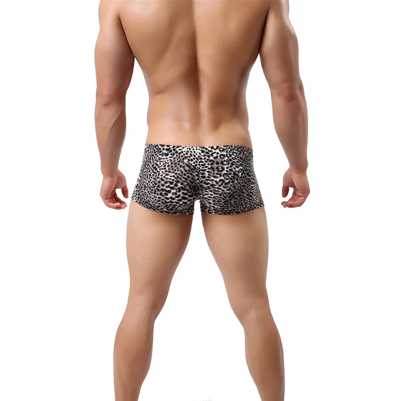 3PCS Men Underwear Leopard Boxer Trunks Shorts Panties Breathable Boxers Underpants Sexy | Мужская одежда