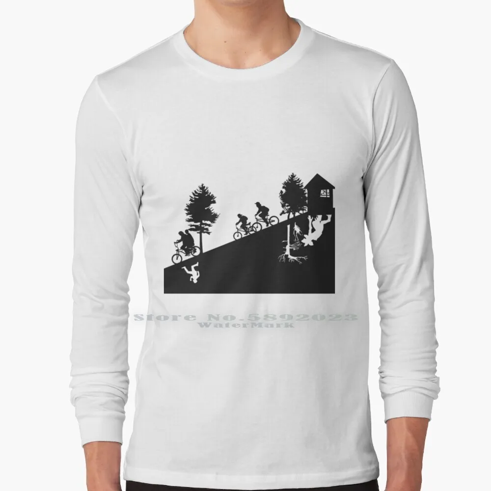 Футболка с длинным рукавом из 100% чистого хлопка большой размер 2 Demogorgon