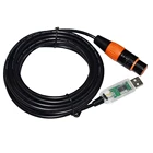 ЦВЕТНОЙ кабель-преобразователь FTDI RS485 DMX512 на USB 3PIN 3P DMX 512 XLR мама для контроллера фристайлера QLC STAGE LIGHTNING KABLE