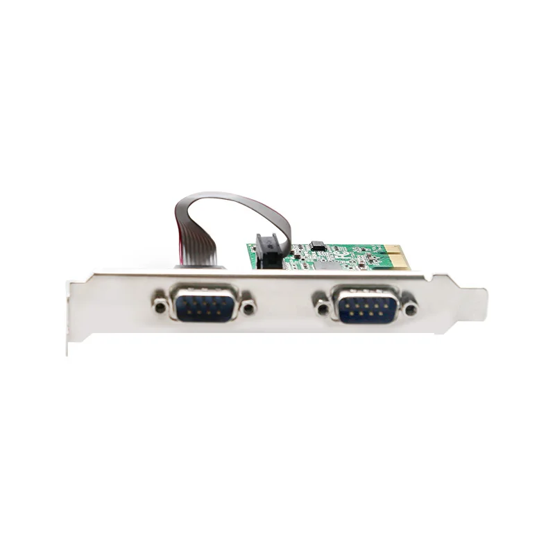 Great-Q PCI-E PCI Express двойной последовательный контроллер DB9 RS232 с 2 портами переходная