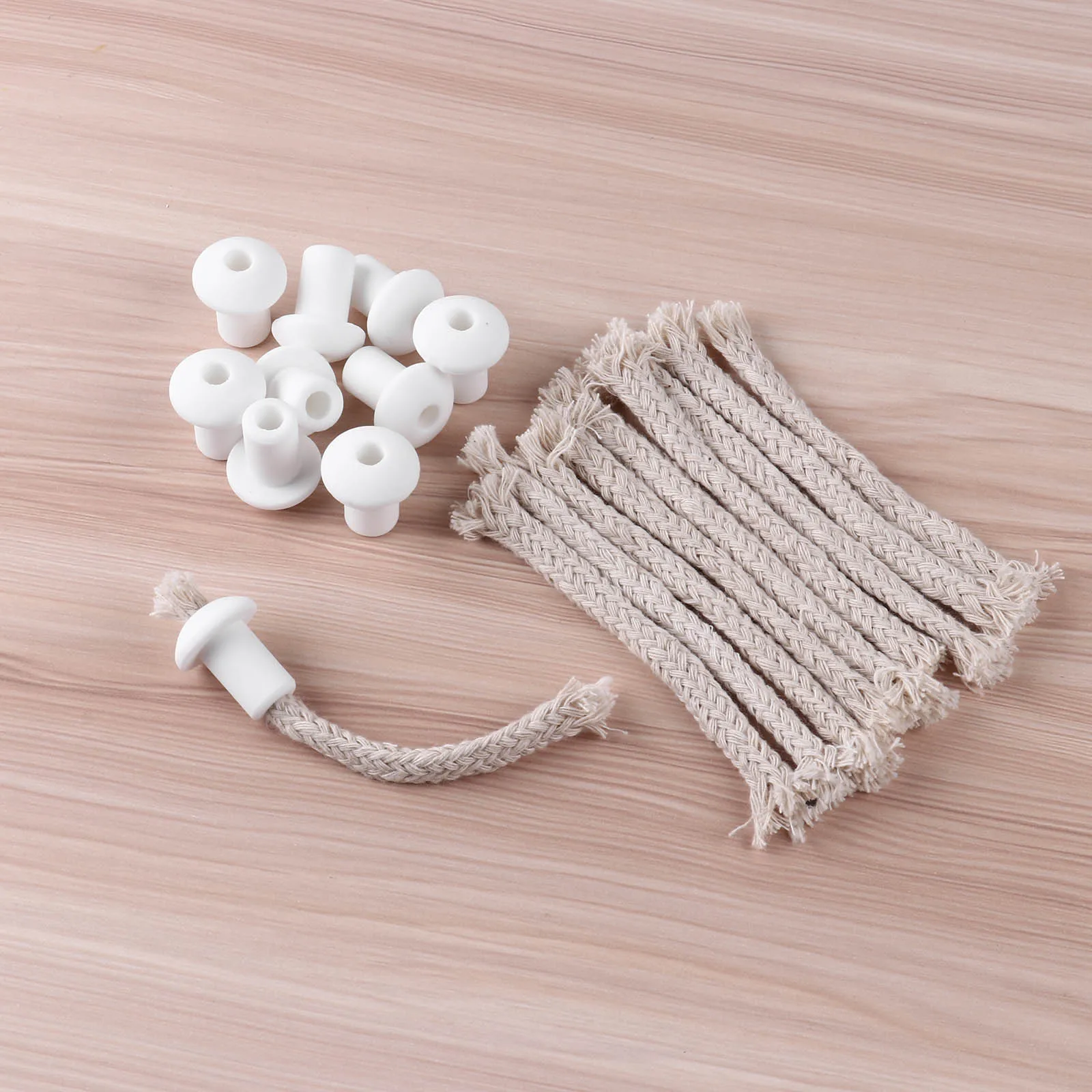 10 шт. Керамика держатели фонарь бутылки вина для масляных свечей и вата