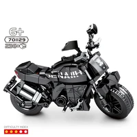 technical motor vehicle building block benellis motorcycle 502c model steam assembly bricks educational toy collection for gifts
