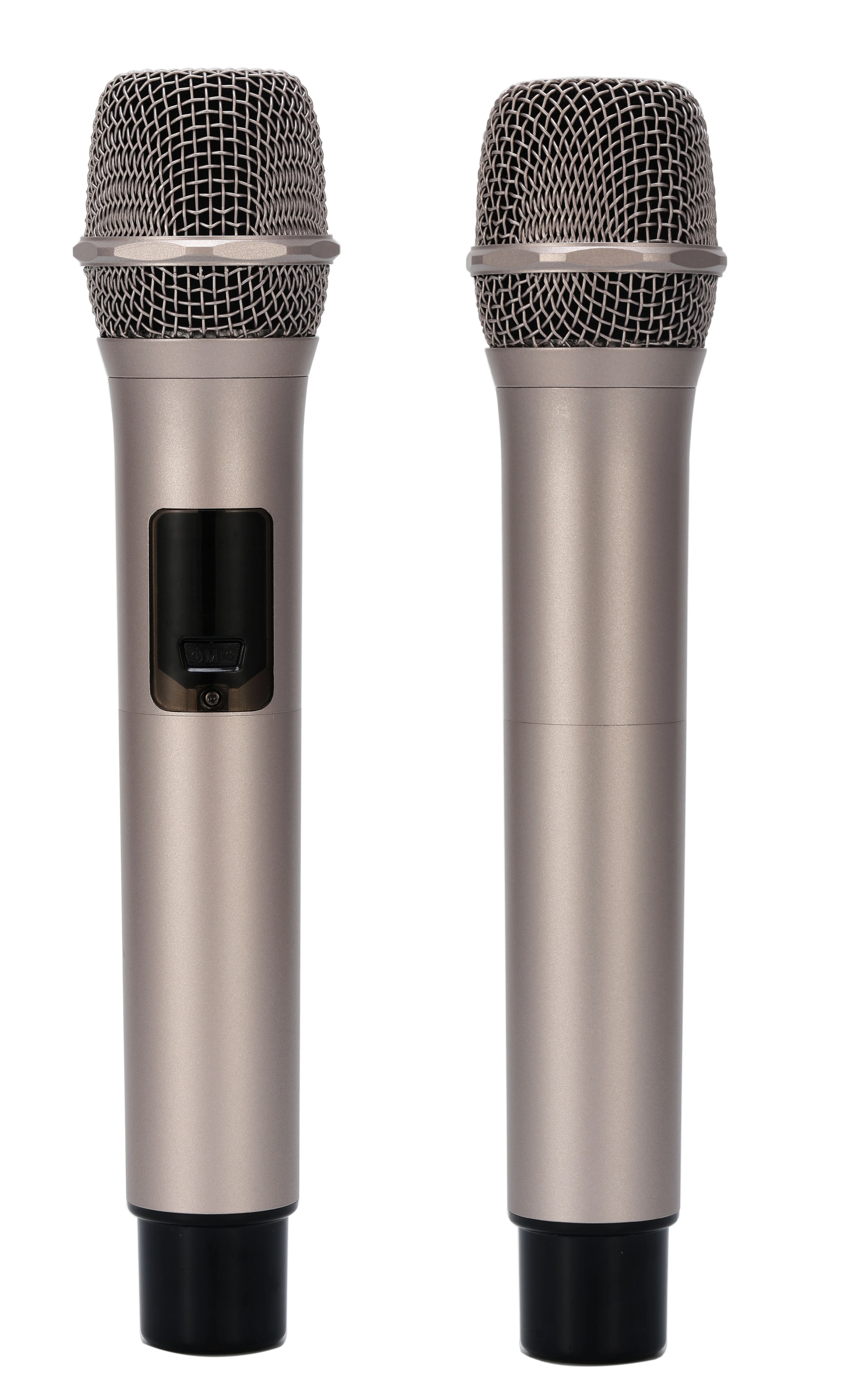 WEISRE Высококачественная Беспроводная микрофонная система с двухканальным