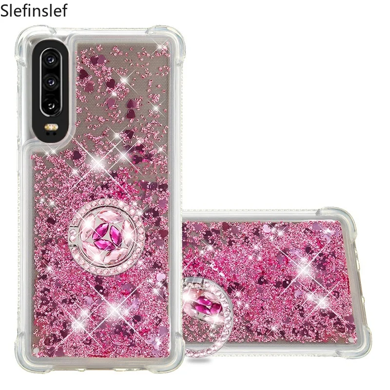Мягкий чехол из ТПУ для мобильного телефона huawei mate 10 20 30 P20 P30 с бриллиантовым