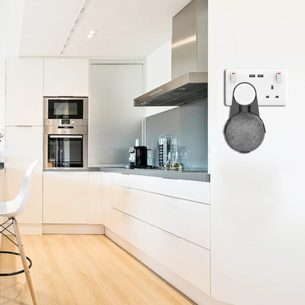 Настенное крепление для розетки держатель голосовых помощников Google Home