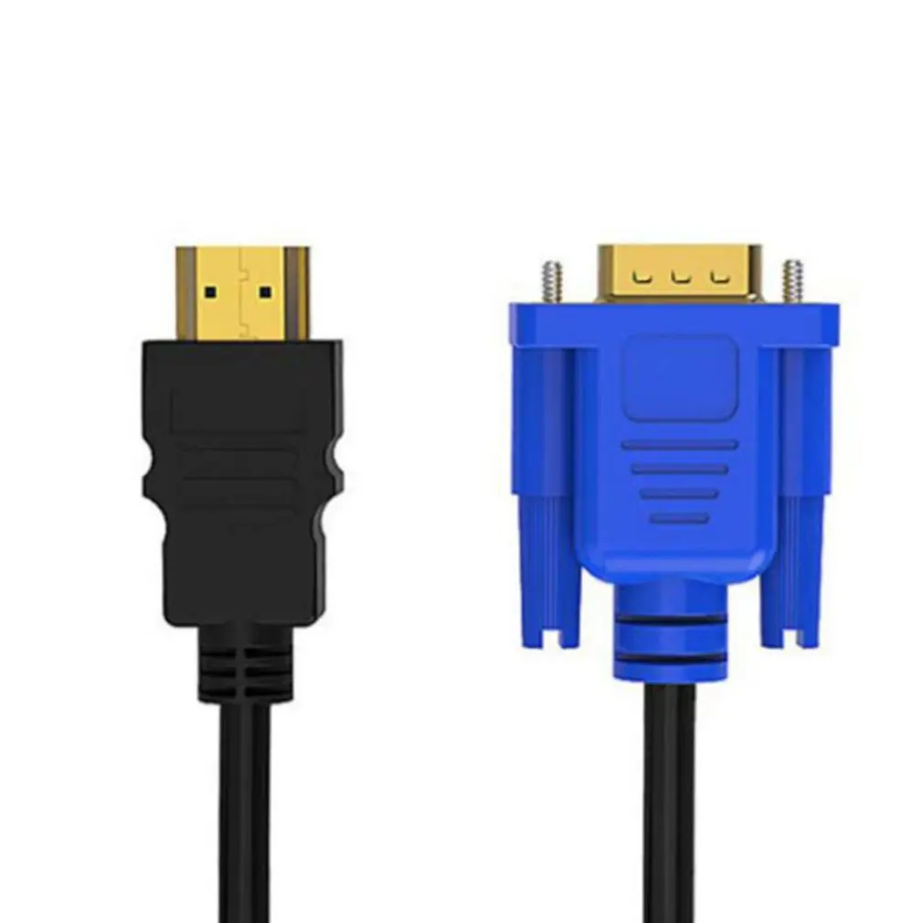 Портативный мини адаптер HDMI совместимый с Vga аудиопитанием к преобразователь 1080P