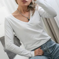 94 cotton womens t shirt sexy v neck long sleeve tees harajuku basic streetwear tops woman clothes %d1%80%d1%83%d0%b1%d0%b0%d1%88%d0%ba%d0%b8