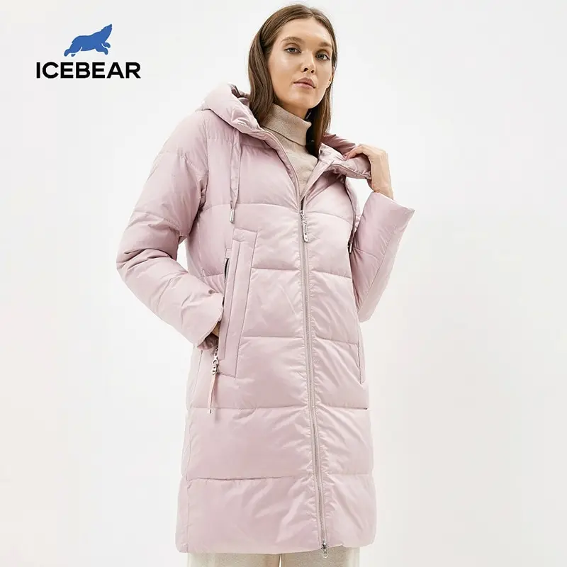 Icebear Новинка 2020 зимняя женская куртка женское модное пальто высококачественное