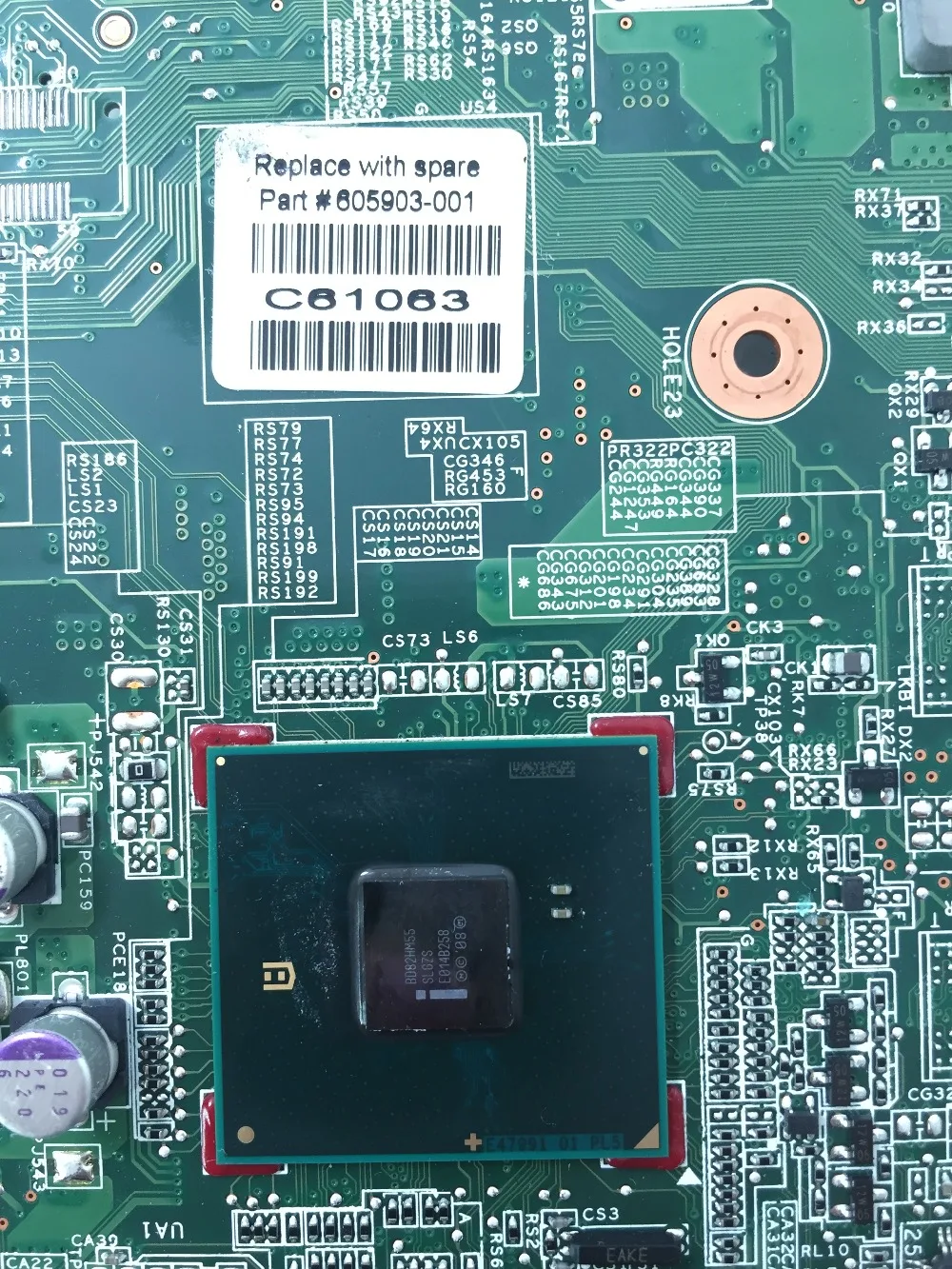 Материнская плата SHELI для HP G62 G72 CQ62 модель 605903-001 605903-501 605903-601 HM55 UMA DDR3 | Компьютеры и