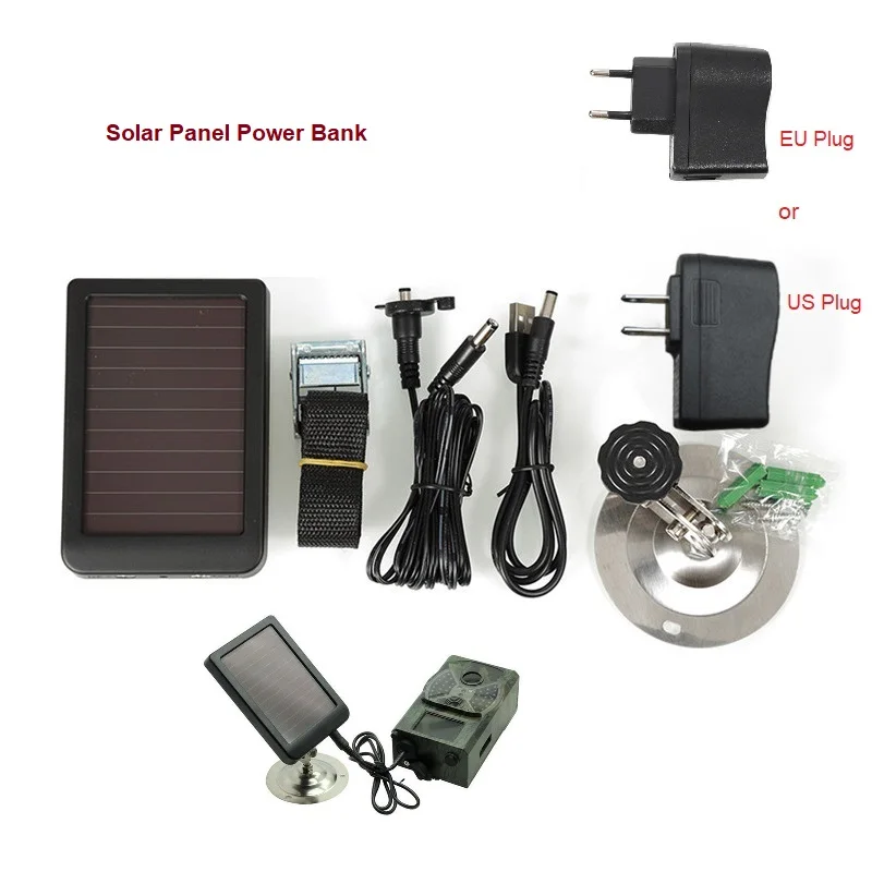 Уличная солнечная панель зарядное устройство US/EU вилка 1500mah 9V зарядное устройство s для Suntek охоты камеры HC801 HC900 HC700 HC550 HC300